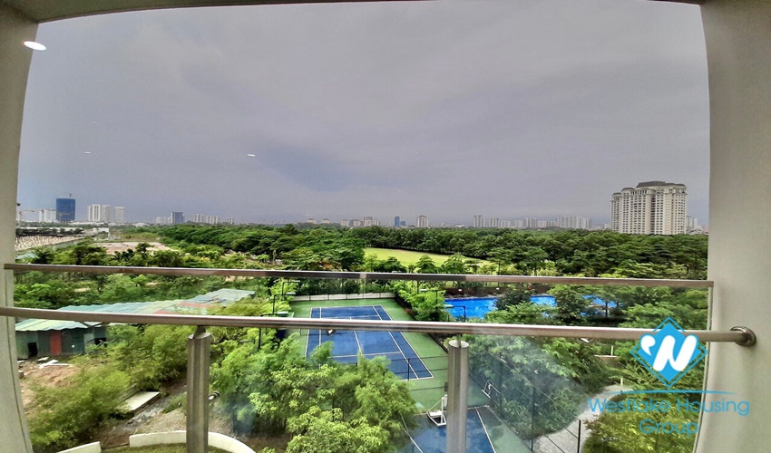 Nice new apartment for rent at the link Ciputra building 3 bedrooms 2 bathrooms fully furnished